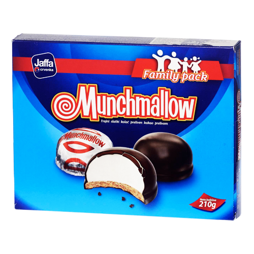 Munchmallow Classic Family Pack (Blue)  210g (Crvenka) (4433729585186)