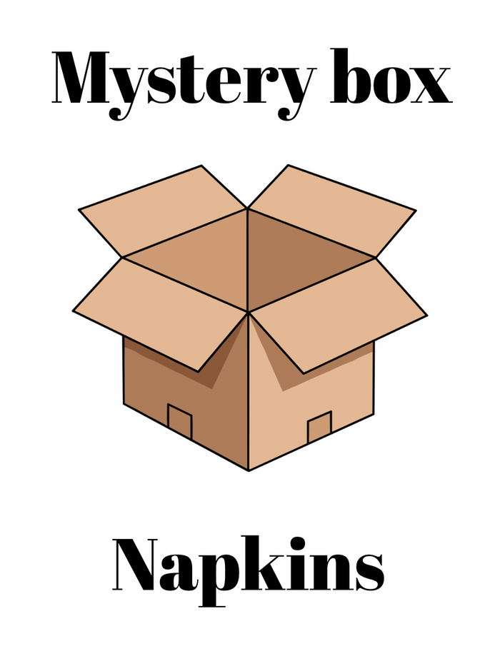Mystery Box of Napkins (does not qualify for free shipping)