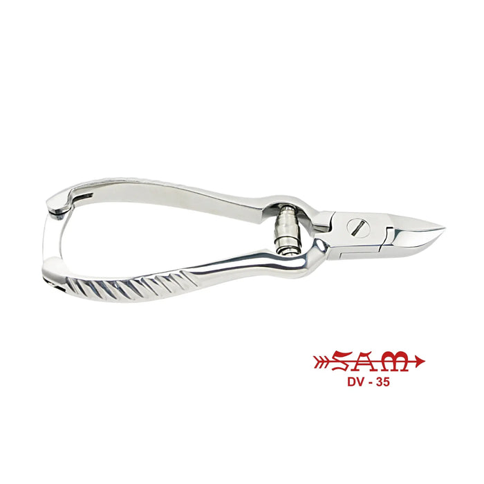 Nail pliers - Stainless steel - Satin finish - Concave cut - Tapered jaws - 14 cm - Sam Sam