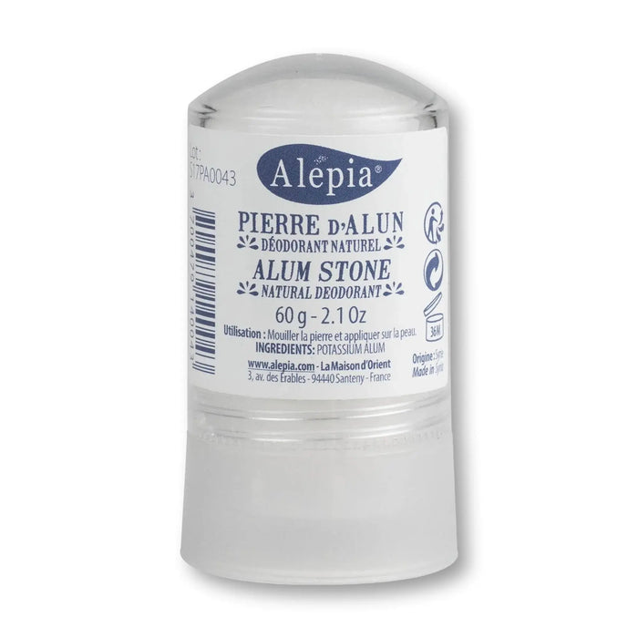 Natural deodorant with alum stone - Stick 60 g - Alépia - My Podologie