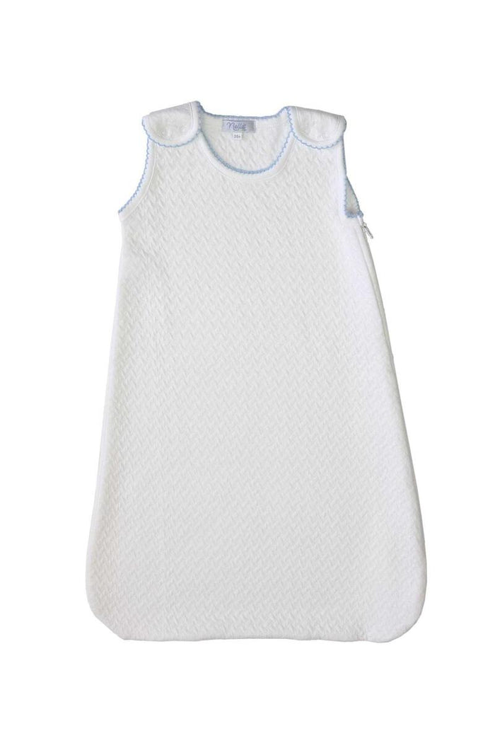 Nella Pima - Sleeping Sack - Blue Basket Weave