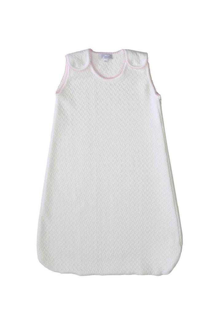 Nella Pima - Sleeping Sack - Pink Basket Weave