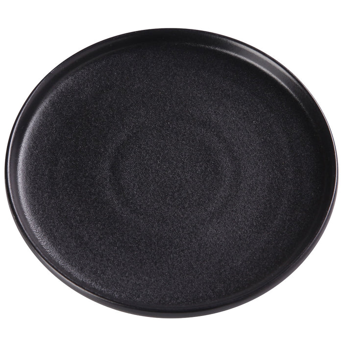 Noble Black Stackable Serving Plate 12.3" dia