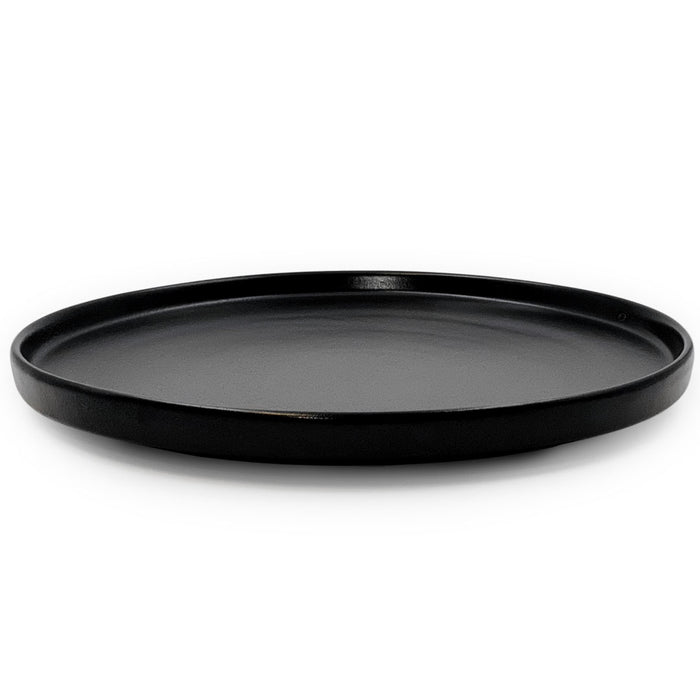 Noble Black Stackable Serving Plate 12.3" dia