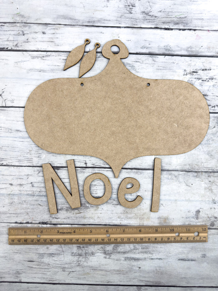 Noel Bauble Sign DIY Kit