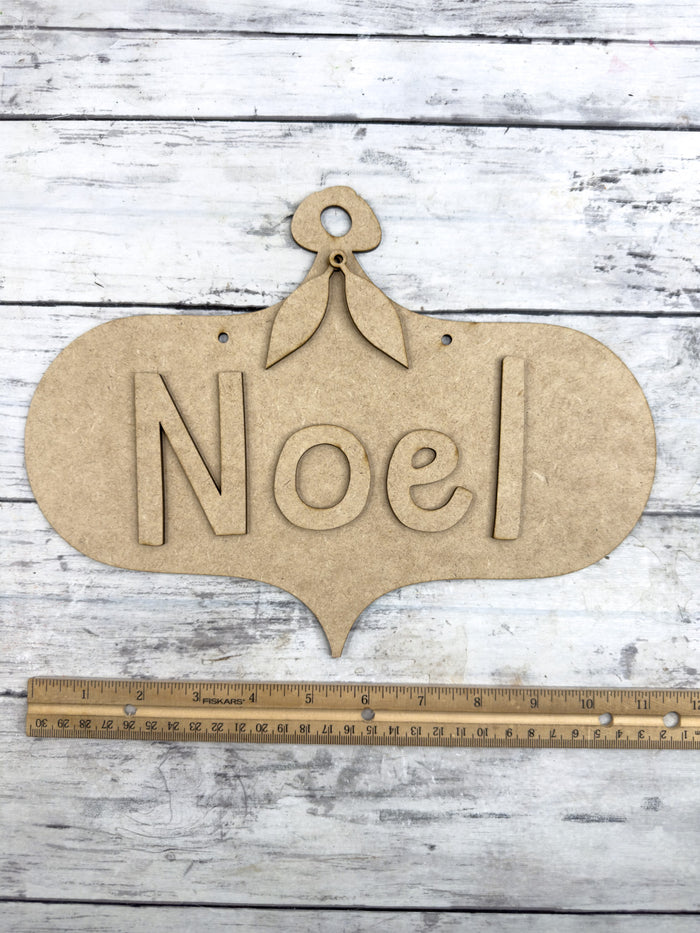 Noel Bauble Sign DIY Kit