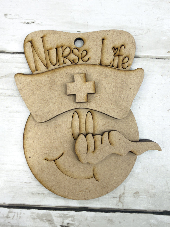 Nurse Life Snowman Ornament DIY Kit