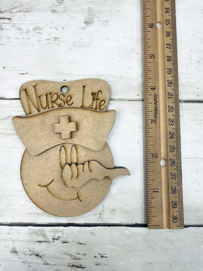 Nurse Life Snowman Ornament DIY Kit