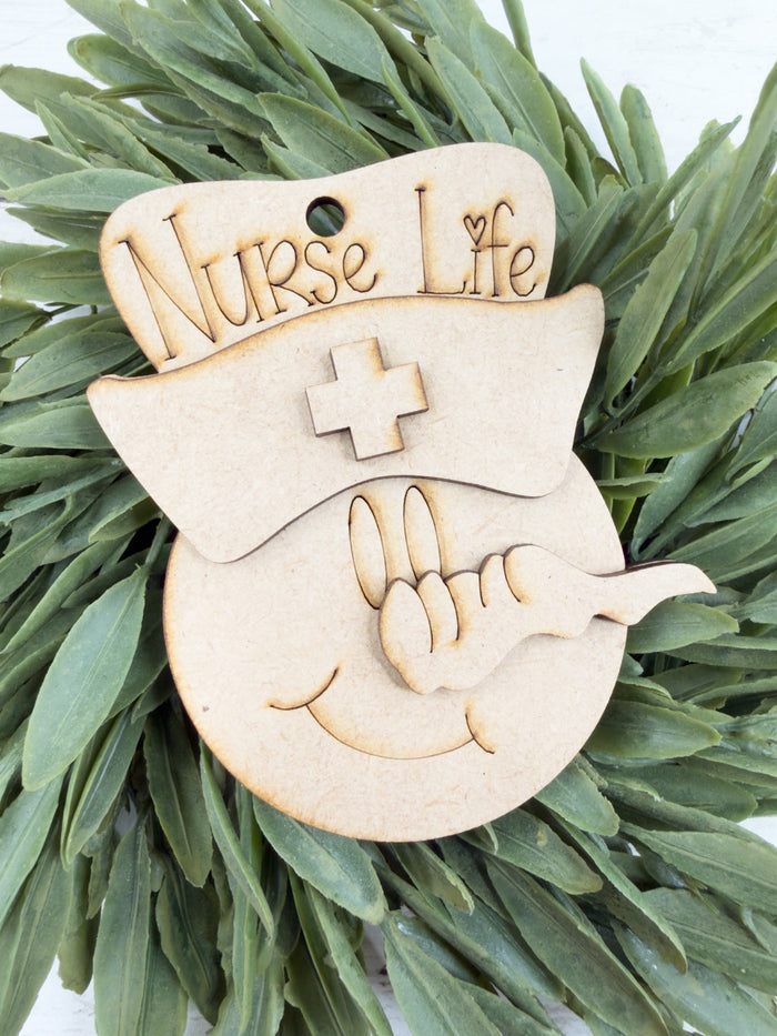 Nurse Life Snowman Ornament DIY Kit