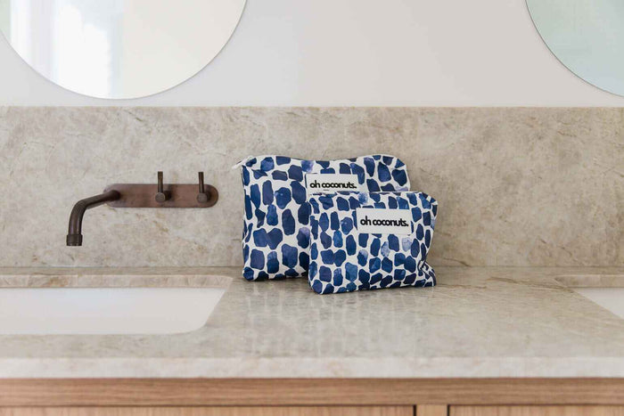 Oh Coconut Bold and Bluetiful Pouch  -  Medium