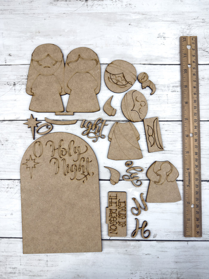 Oh Holy Night Arch Insert for Interchangeable Standard Arches Bases