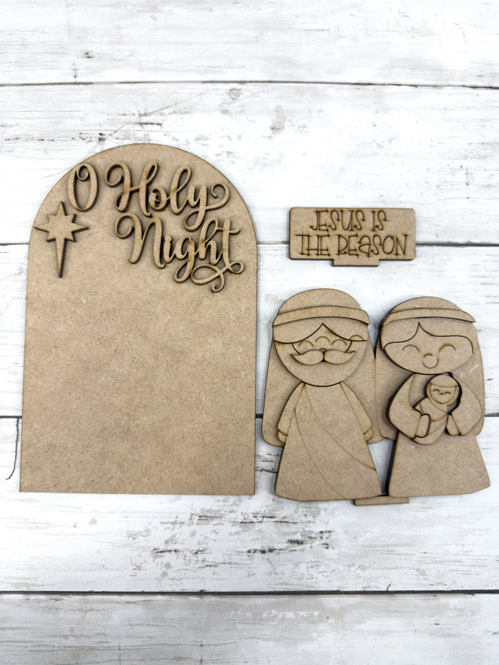 Oh Holy Night Arch Insert for Interchangeable Standard Arches Bases