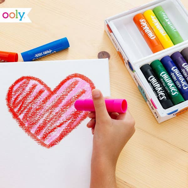 Ooly - Chunkies Paint Sticks Original Pack - Set of 12