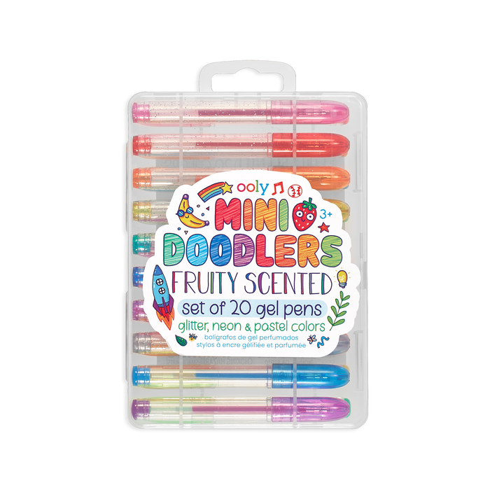 Ooly - Mini Doodlers Fruity Scented Gel Pens - Set of 20