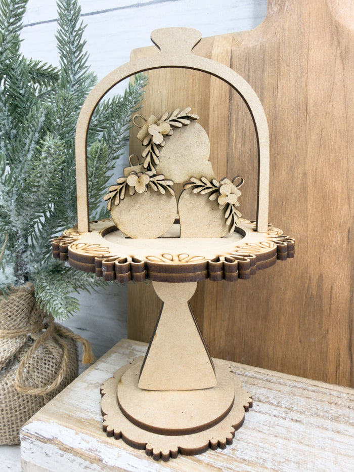 Ornaments Cloche Cake Display Add on Insert Kit