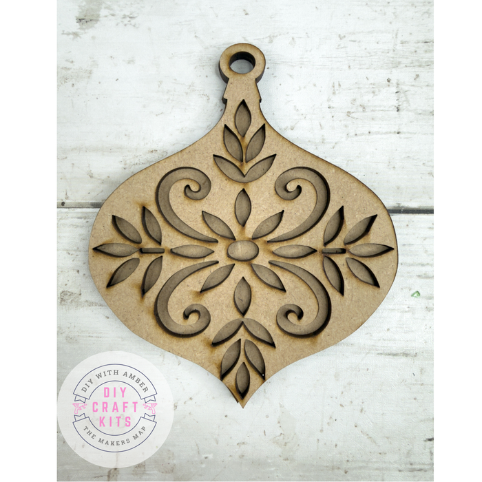 Ornate Bauble Ornament DIY Kit