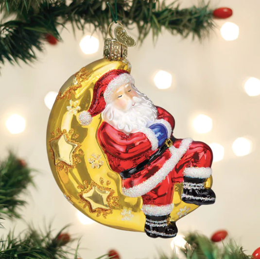 OWC Ornament - Moonlight Santa