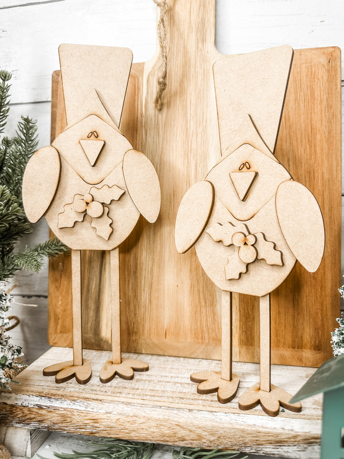 Pair of Standing Cardinals DIY Kit