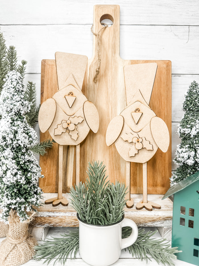 Pair of Standing Cardinals DIY Kit