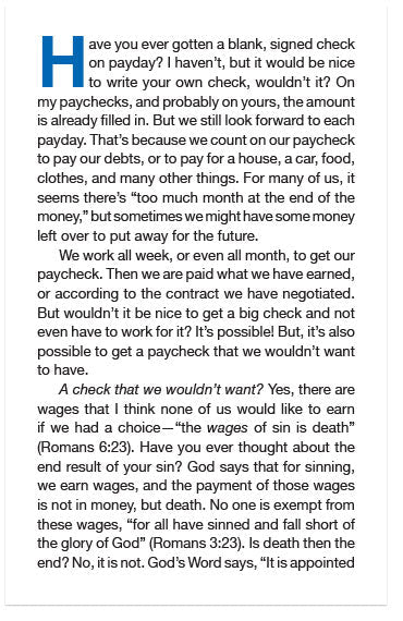 Payday (NKJV)