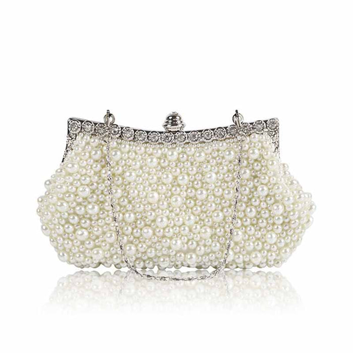 Pearl Wedding Bag Bridal Clutch Bag Cocktail Party Handbag