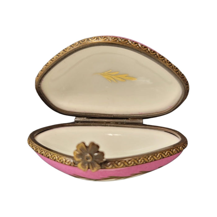 Pink Floral Limoges Box Porcelain Limoges LIMOGES BOXES traditional French Trinket Box