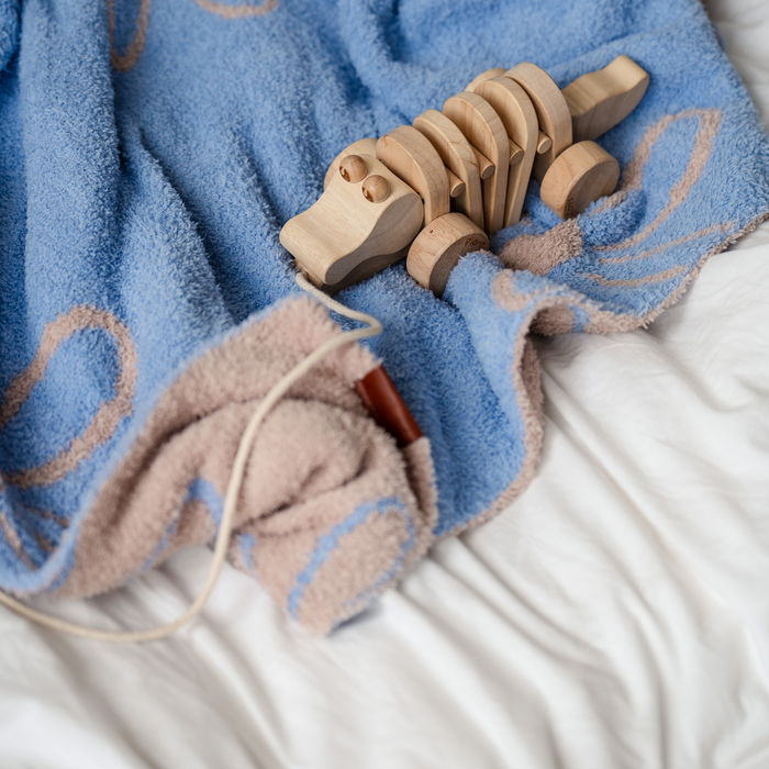Plush Toddler Blanket, Desert Dinos