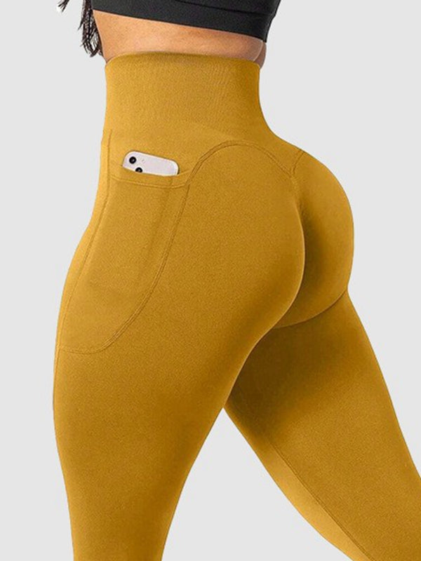 Pocket Seamless Scrunch Bum Leggings