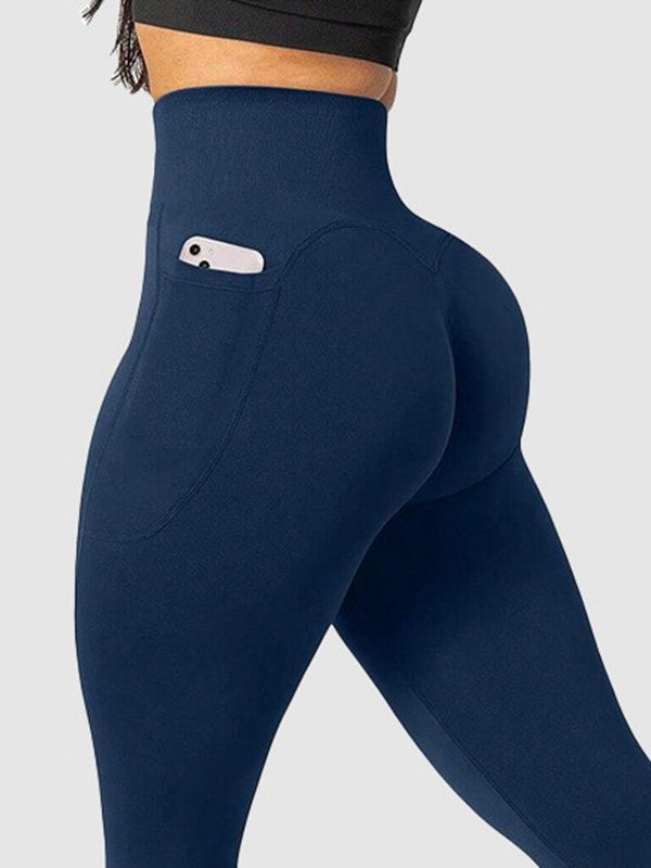 Pocket Seamless Scrunch Bum Leggings