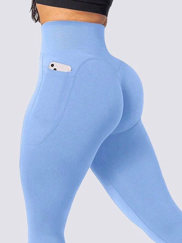 Pocket Seamless Scrunch Bum Leggings