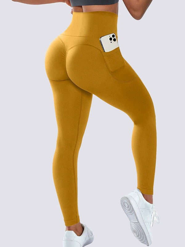 Pocket Seamless Scrunch Bum Leggings