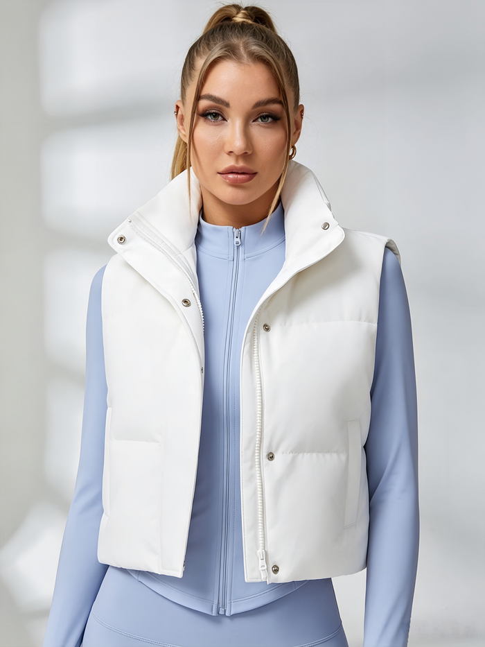 Pocket Zipper Down Vest