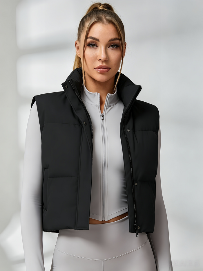 Pocket Zipper Down Vest