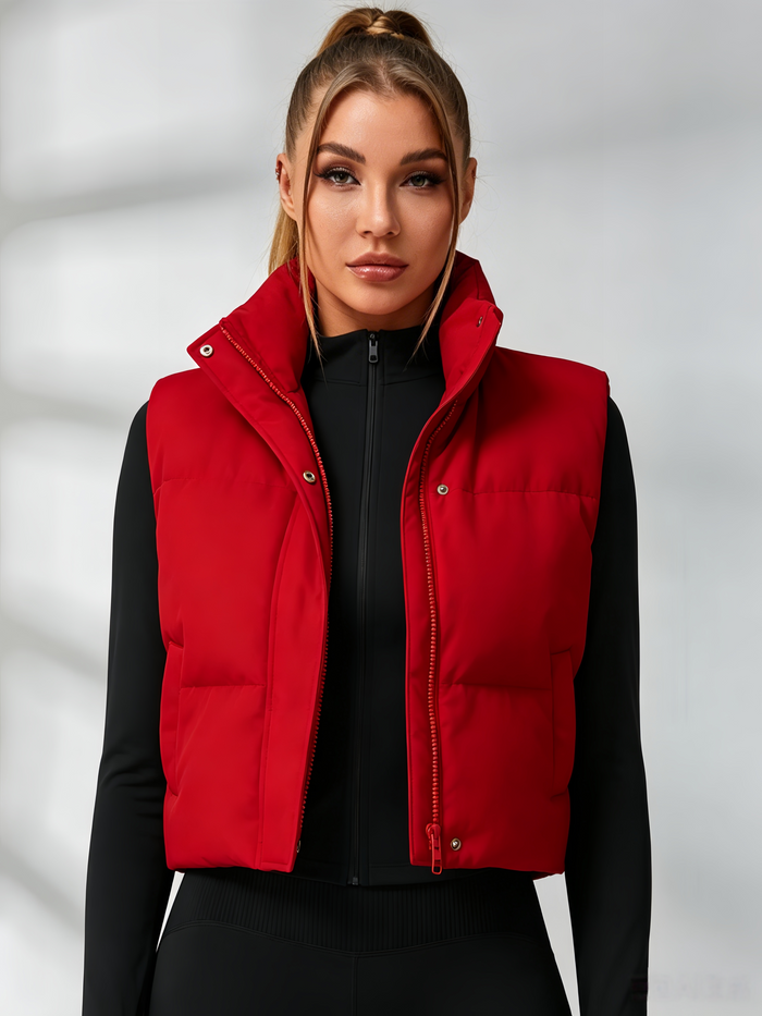 Pocket Zipper Down Vest