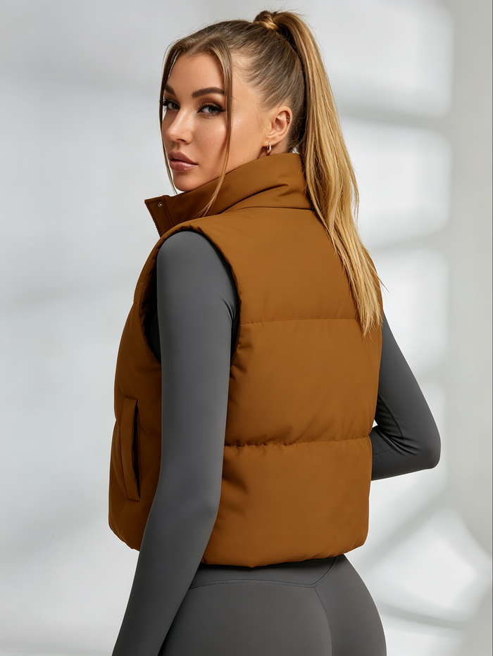 Pocket Zipper Down Vest