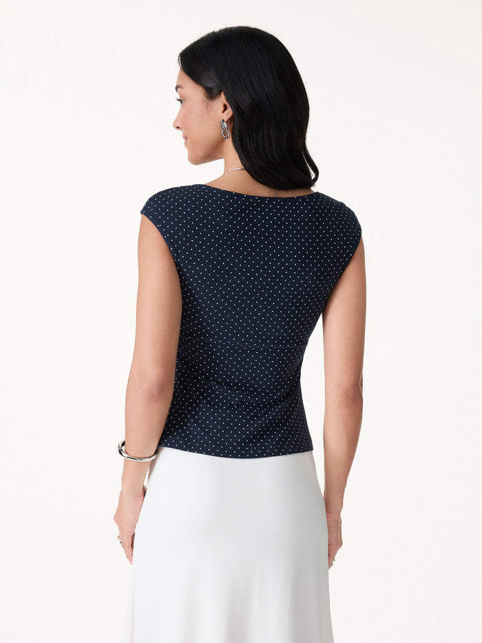 OGLmove Polka Dots Square Neck Bra Top