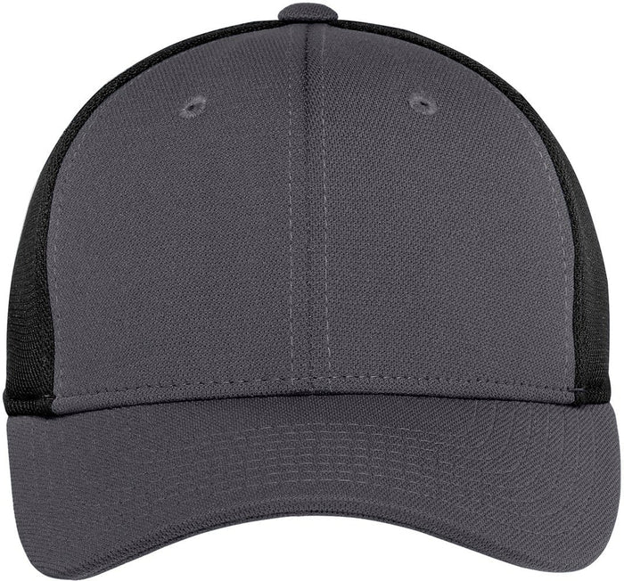 Port Authority Pique Mesh Cap-Regular-Port Authority-Iron Grey/Black-S/M-Thread Logic