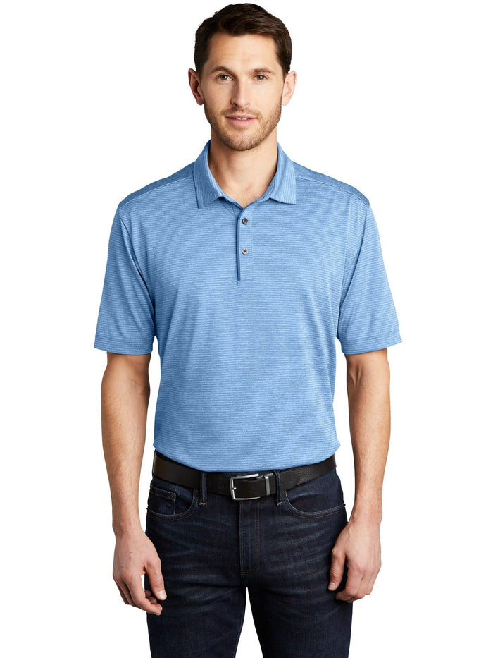 no-logo Port Authority Shadow Stripe Polo-Regular-Port Authority-Thread Logic