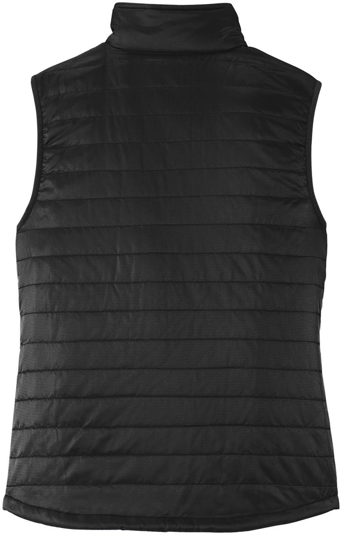 no-logo Port Authority Ladies Packable Puffy Vest-Regular-Port Authority-Thread Logic