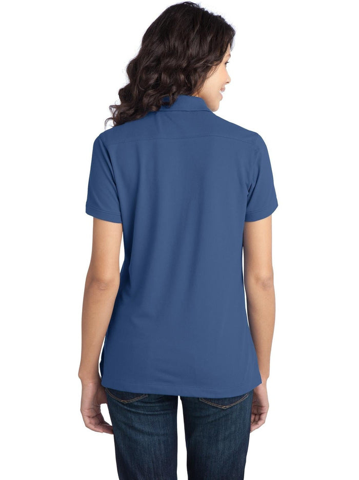 no-logo Port Authority Ladies Stretch Pique Polo-Active-Port Authority-Thread Logic