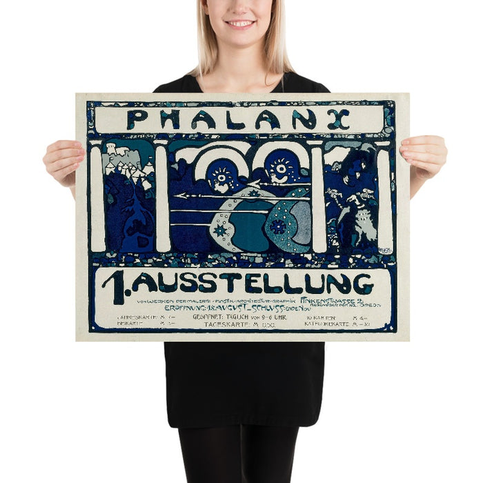 Poster for the First Phalanx Exhibition by Wassily Kandinsky, 1901