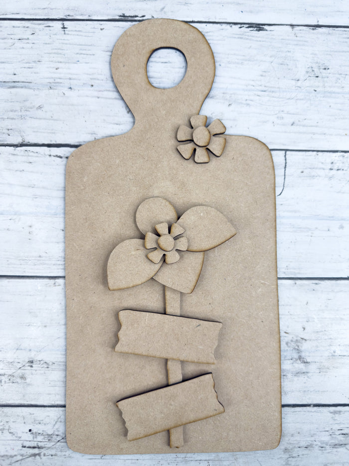 Primitive Bee Signs Cutting Board DIY Kit
