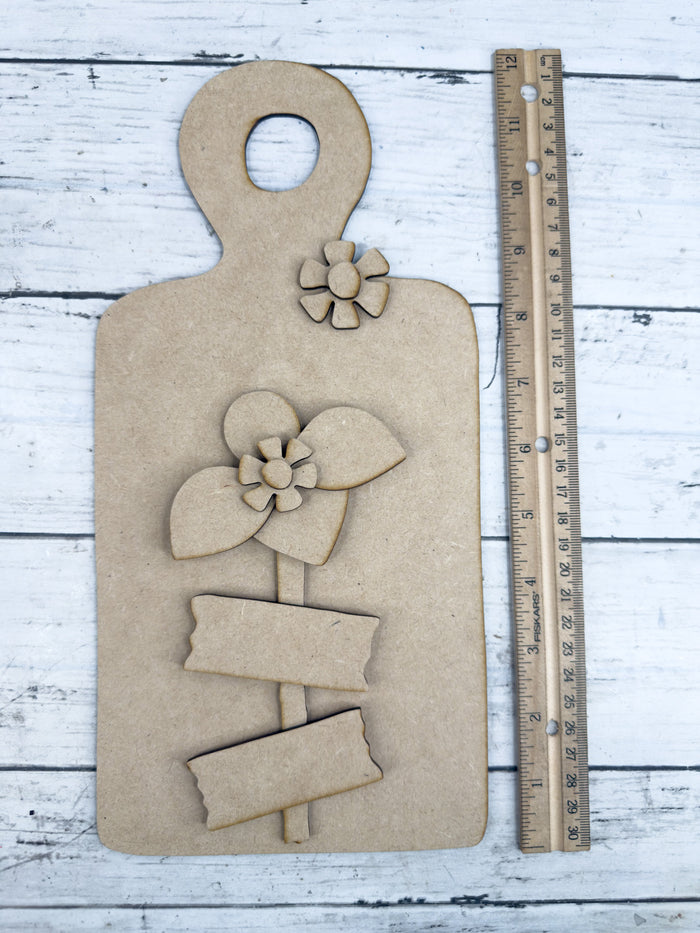 Primitive Bee Signs Cutting Board DIY Kit