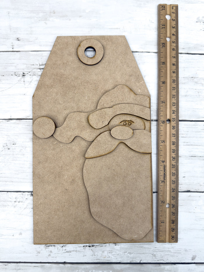 Primitive Santa Claus Cutting Board DIY Kit