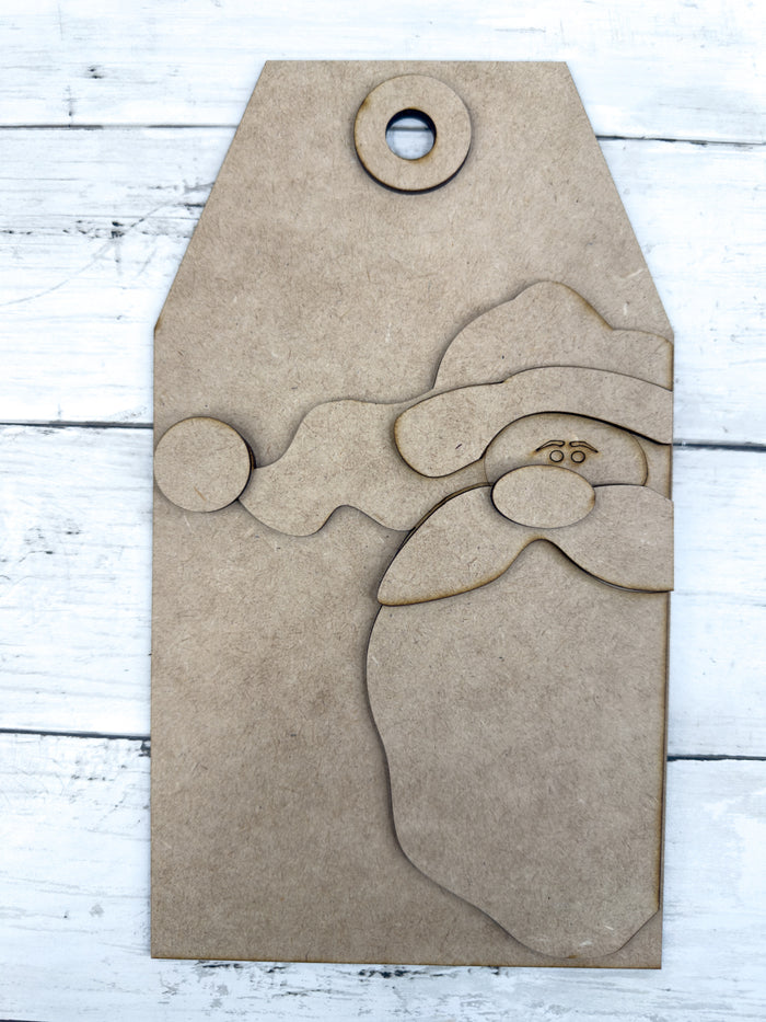 Primitive Santa Claus Cutting Board DIY Kit