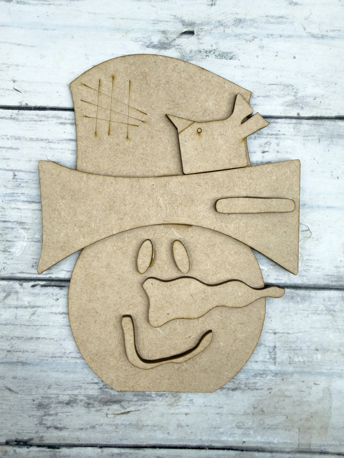 Primitive Snowman Head DIY Kit