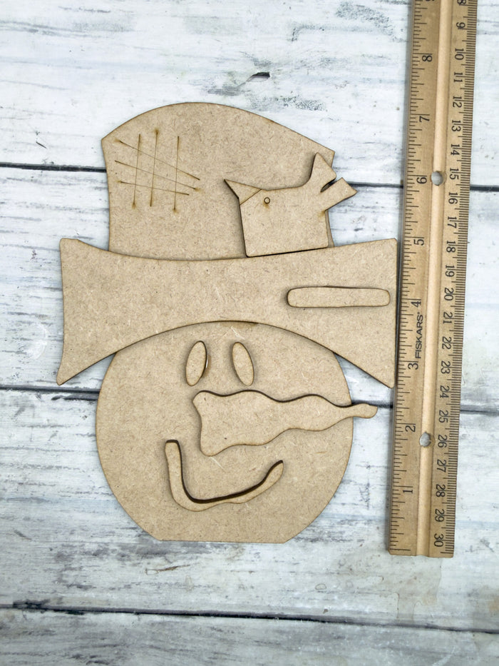 Primitive Snowman Head DIY Kit