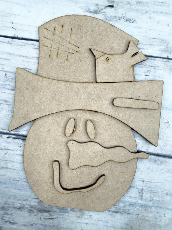 Primitive Snowman Head DIY Kit