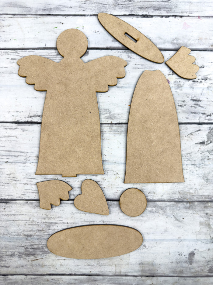 Primitive Standing Angel DIY Kit