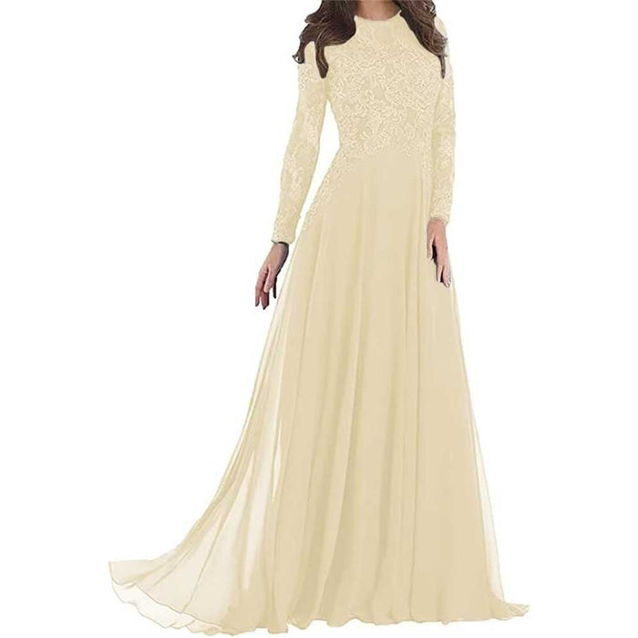 Prom Gowns Formal Event Dresses with Sleeves